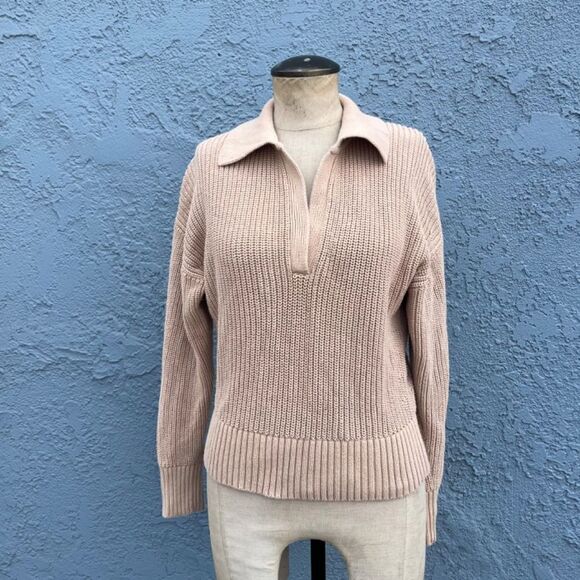 J. Crew Polo Sweater Collared cotton beach in Small Beige Neutral - Picture 5 of 10
